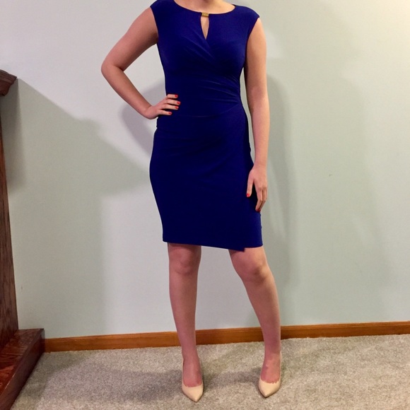 NWOT Ralph Lauren blue dress sz 4 - Picture 2 of 7